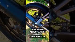 Pure Sound Exhaust Aitech Carbon Kevlar [upl. by Lorri]