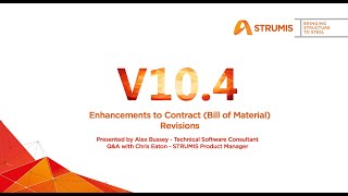 STRUMIS 104  Enhancements to Contract Revisions [upl. by Drannek]