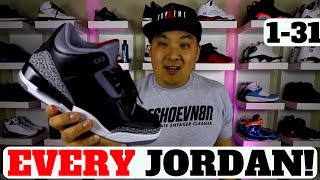 EVERY AIR JORDAN SNEAKER 131 EXPLAINED COMPLETE GUIDE [upl. by Glorianna]