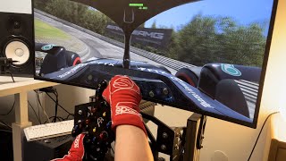 iRacing F1 Mercedes W12 Full Nordschleife Lap 459  4K HDR [upl. by Eidnam]