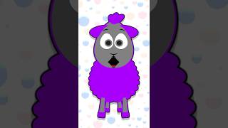 A PURPLE SHEEP lullaby BabyBigMouth shorts baabaablacksheep nurseryrhymes [upl. by Airitak]