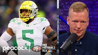 Oregon’s Kayvon Thibodeaux overhyped for NFL draft  Chris Simms  Pro Football Talk  NBC Sports [upl. by Marigolda730]