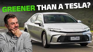 2025 Toyota Camry review 35L100km 67mpg Insane hybrid fuel economy [upl. by Dnalon]