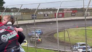 Street Stocks Heat 1 Victorian Title 2024 Premier Speedway Warrnambool [upl. by Aitrop]