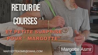 Asmr français retour de courses et petite surprise pour quotMargotte quot [upl. by Anneehs]