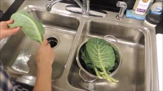 How to Clean Collard Greens [upl. by Arras234]