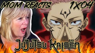 Mom Reacts To JUJUTSU KAISEN Season 1 Episode 4 [upl. by Siocnarf122]