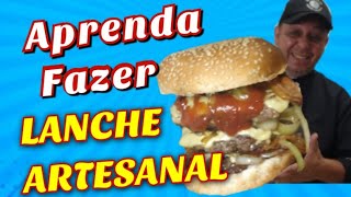 APRENDA A FAZER LANCHE ARTESANALSEM DEIXAR TOMBAR [upl. by Anhsirk]