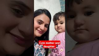 Cute mother and daughter smile short snappysisters snappygirlsapna cutebaby [upl. by Macdougall]