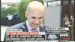 C5N EL CASAMIENTO DE MACRI RODRÍGUEZ LARRETA [upl. by Mycah]