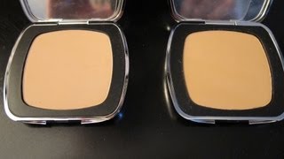 Bare Minerals Pressed Ready Foundation Comparisons and Demo [upl. by Midge453]