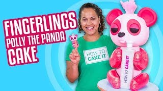 Fingerlings Polly the Panda CAKE  How To Cake It [upl. by Uuge]