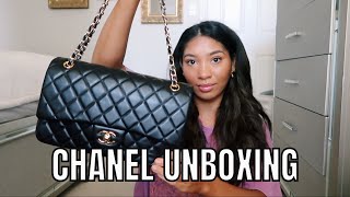 DHGATE CHANEL JUMBO CLASSIC FLAP UNBOXING [upl. by Rorrys]