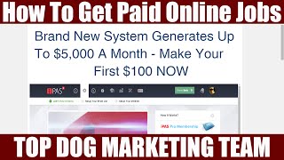 How To Get Paid Online Jobs  Make 100 A Day [upl. by Ferdinanda]