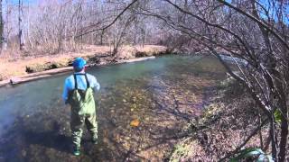 Smith Creek Delayed Harvest Part 2 Piscifun Sword Fly Reel [upl. by Airdnahc]