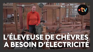 Moselle  Aurélie éleveuse de chèvres lance une cagnotte pour être raccordée au réseau électrique [upl. by Hut]