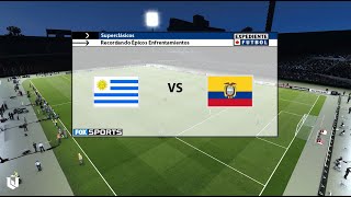 Uruguay vs Ecuador ● Gameplay Clásico Pes 2021 [upl. by Akselaw38]