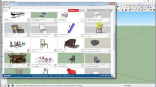 Usar componentes o quotbloquesquot de SketchUp [upl. by Baggs706]