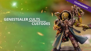 Genestealer Cults vs Adeptus Custodes  A 10th Edition Warhammer 40k Battle Report [upl. by Itch]