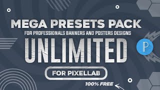 Free unlimited plp files for pixellab 🔥Free to useAmazing posters and banners preset for pixellab [upl. by Arvid]