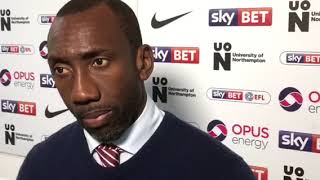 Jimmy Floyd Hasselbaink on the draw with Shrewsbury Town [upl. by Anayaran555]