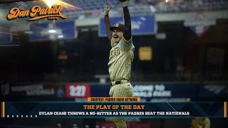 Play Of The Day Dylan Cease Throws NoHitter As The Padres Beat The Nationals  72624 [upl. by Bubb]