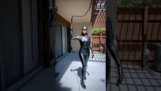 Cracking a Whip in Catwoman Cosplay [upl. by Anuaik]