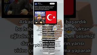 robloxopenınTurkey roblox açılmasını istiyorum 😭 [upl. by Trawets]