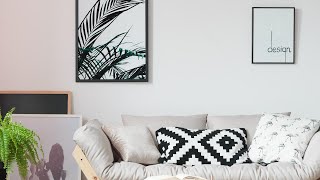 Heres How You Can Hang BIG Wall Art Without a Single Nail or Hammer [upl. by Lyj]