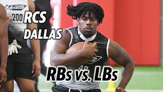 Rivals Camp Series Dallas RBs vs LBs [upl. by Erlandson]