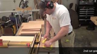 Building Kitchen Cabinets part 15 Making the raised panels for the base cabinet doors [upl. by Fulbert]