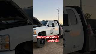 Duramax P0101 code fix automobile mechanic repair diagnostictroublecode troubleshooting [upl. by Oemac944]