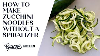 How to Make Zucchini Noodles Without a Spiralizer [upl. by Trixy]