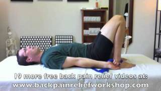 Loosening the Upper Back for Fast Lower Back Pain Relief 2 [upl. by Rotow]