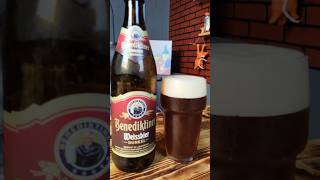 Вкусное темное пшеничное немецкое пиво Benediktiner Weissbier Dunkel пивнойобзор доброслав13 [upl. by Elton]