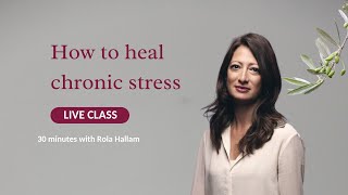 30 Minutes with Dr Rola Hallam  Healing Chronic Stress [upl. by Puff348]