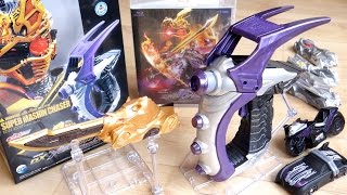 チェイスボイスが41種 amp 超魔進チェイサーに変身！DXブレイクガンナー amp ライノスーパーバイラルコア レビュー！トリプルチューンにも対応！ドライブサーガver Vシネ仮面ライダーチェイサー [upl. by Linzer6]