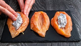 I put a piece of foil on the chicken breast In 20 minutes I got a dream dinner Appetizingtv [upl. by Yuri]