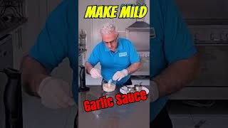 How to Make the BEST Mild Garlic Sauce Toum SHORTS [upl. by Erich331]