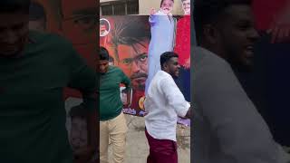 TheGoat Movie Celebration at Aruna Theatre Bangalore  Thalapathy vijay  A Venkat Prabu Hero [upl. by Halie]