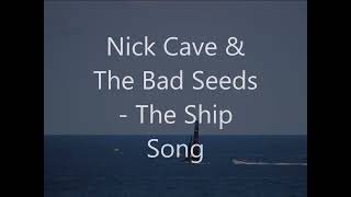 Nick Cave amp The Bad Seeds  The Ship Song  Hafen Barcelona [upl. by Heise73]