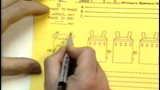 Transformer Connection T21 Delta  Wye [upl. by Armil]