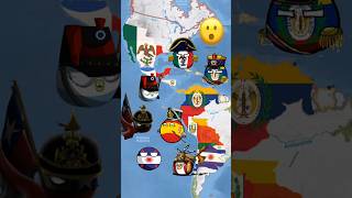 IMPERIO ESPAÑOL E HISPANOAMERICA countryballs paises mapa historia guerra [upl. by Orhtej]