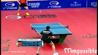 Kuwait Open 2 great point by Xu Xin [upl. by Chandless852]