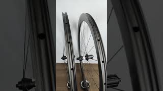 45mm rims with DT Swiss 350 hub Carbon Rim brake wheelset serenadebikes [upl. by Sari]