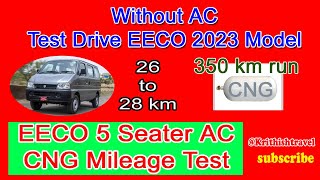 EECO CNG mileage test  tamil  vellore to Mahabalipuram  road trip  full details this videos [upl. by Lenra]