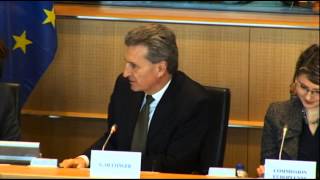 Oettinger An EUwide quotGoogle taxquot to stabilize the publishing industry [upl. by Eimerej35]