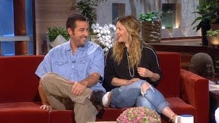 Adam Sandler On Kissing Drew Barrymore In Front of His Wife [upl. by Adieren787]