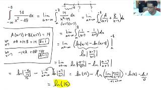 Improper Integral example involving Partial Fraction Decomposition [upl. by Wentworth256]