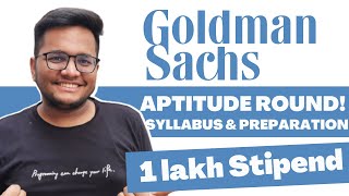 Goldman Sachs Aptitude Test  Engineering Campus Hiring Program  Internship at Goldman Sachs [upl. by Eanerb]